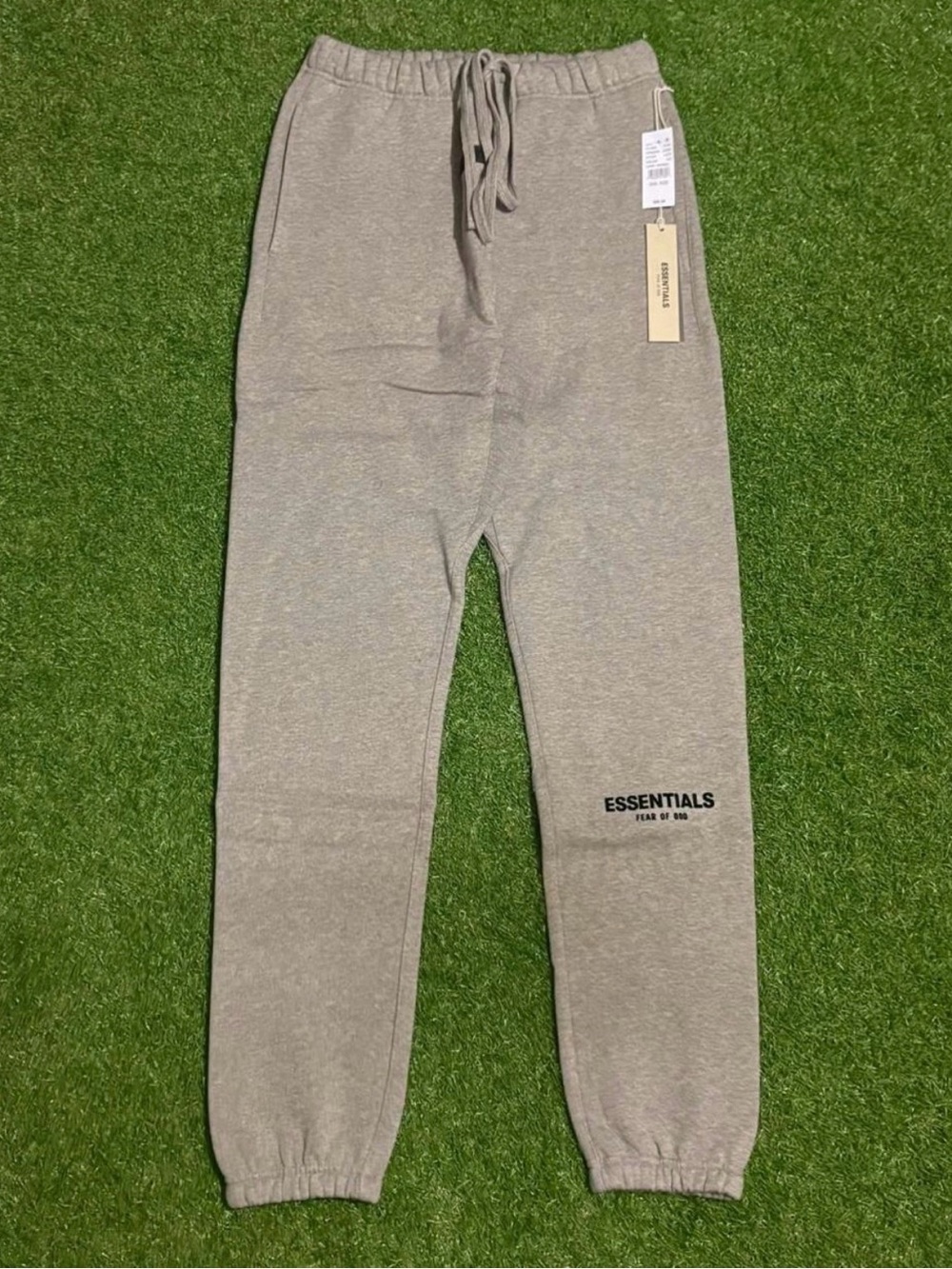 ESSENTIALS Men's dark oat Sweatpants - Logo Joggers